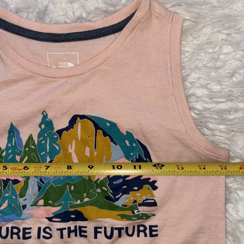 The North Face High Neck Tank Top “Nature is The Future”, Size M - Picture 4 of 12